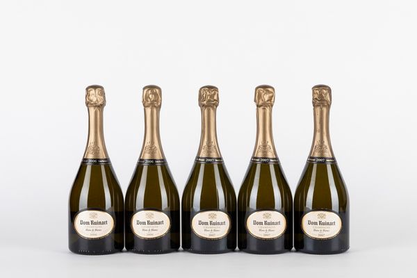 FRANCIA : Dom Ruinart Verticale (5 BT)  - Asta Vini e Distillati - Associazione Nazionale - Case d'Asta italiane