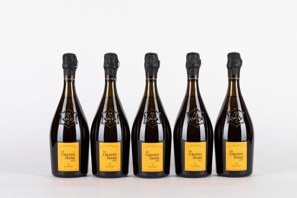 FRANCIA : Grande Dame 2008 (5 BT)  - Asta Vini e Distillati - Associazione Nazionale - Case d'Asta italiane