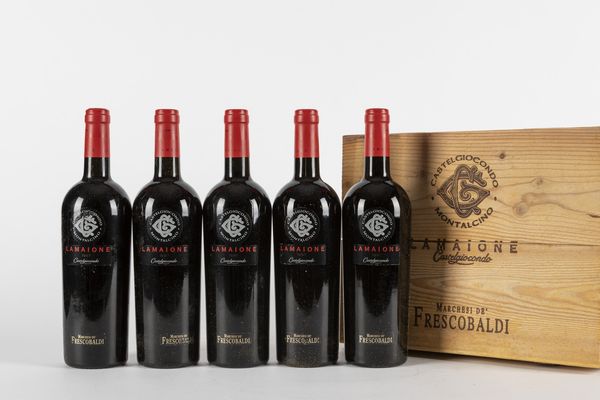 Italia : Marchesi Frescobaldi Castelgiocondo Lamaione Toscana IGT (5 BT)  - Asta Vini e Distillati - Associazione Nazionale - Case d'Asta italiane