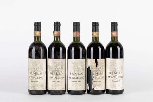 Italia : Casa del Cervo, Brunello di Montalcino, Riserva (5 BT)  - Asta Vini e Distillati - Associazione Nazionale - Case d'Asta italiane