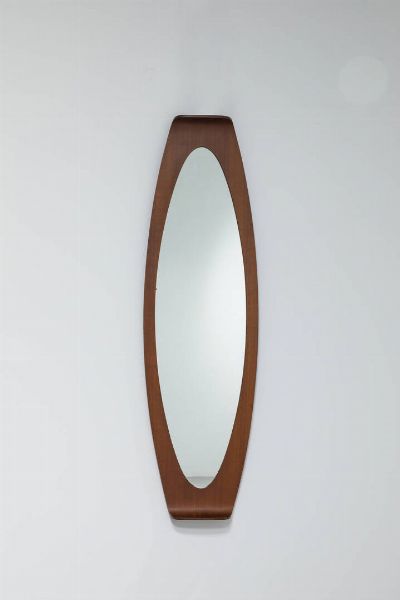 CAMPO & GRAFFI : Specchio in legno curvato  - Asta Design - Associazione Nazionale - Case d'Asta italiane