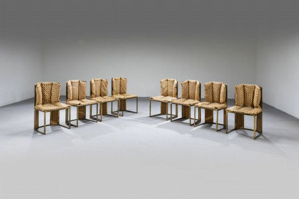 MARIO SABOT : Set di otto sedie  - Asta Design - Associazione Nazionale - Case d'Asta italiane