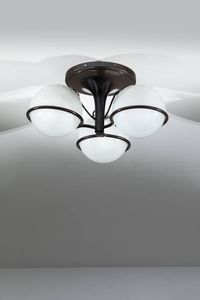 GINO SARFATTI - Lampada a sospensione a tre luci