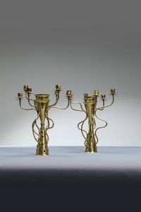 Borek Sipek - Coppia di candelabri a sei braccia