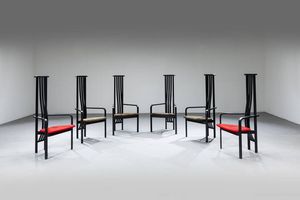 VICO MAGISTRETTI - Sei sedie