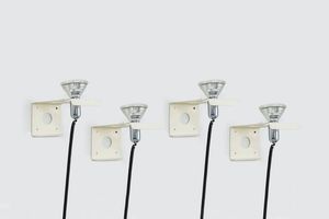 EZIO DIDONE - Quattro lampade da muro mod. Squadra