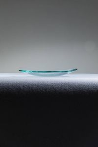 MAX INGRAND - Centrotavola in cristallo.  Prod. Fontana Arte  anni '60 cm 5x40x28