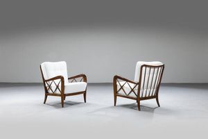 PAOLO BUFFA  nello stile di - Coppia di poltrone