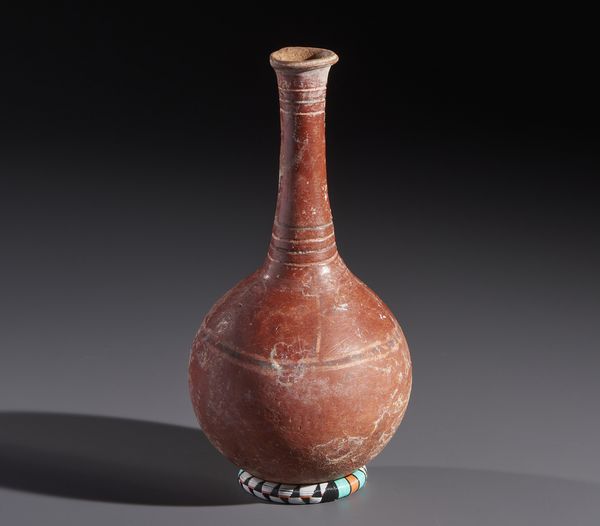 Sonink - Mali : Nello stile di Brocca in terracotta policroma con collo lungo  - Asta Asta 444 | AFRICA, OCEANIA E AMERICHE - ARTIGIANATO AFRICANO: VARI COMMITTENTI E SELEZIONE DALLA COLLEZIONE BARTOLOMUCCI Online - Associazione Nazionale - Case d'Asta italiane