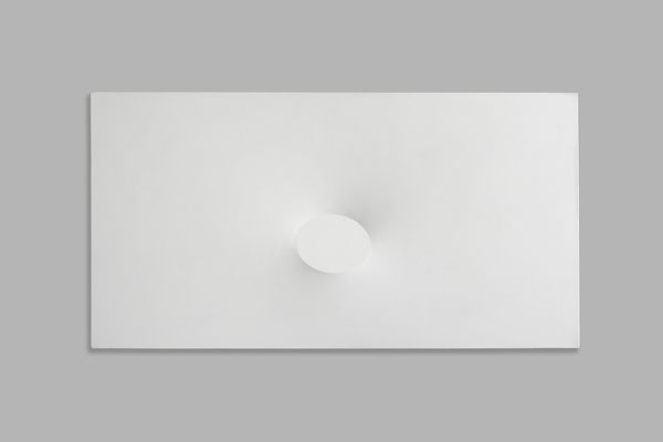 SIMETI TURI (n. 1929) : SENZA TITOLO (UN OVALE BIANCO), 1984  - Asta Asta 445 | ARTE MODERNA E CONTEMPORANEA - SELECTED Online - Associazione Nazionale - Case d'Asta italiane