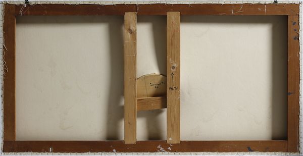 SIMETI TURI (n. 1929) : SENZA TITOLO (UN OVALE BIANCO), 1984  - Asta Asta 445 | ARTE MODERNA E CONTEMPORANEA - SELECTED Online - Associazione Nazionale - Case d'Asta italiane