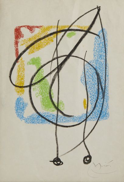 MIRO' JOAN (1893 - 1983) : SENZA TITOLO  - Asta Asta 445 | ARTE MODERNA E CONTEMPORANEA - SELECTED Online - Associazione Nazionale - Case d'Asta italiane