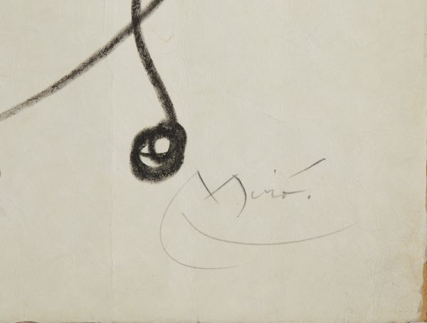 MIRO' JOAN (1893 - 1983) : SENZA TITOLO  - Asta Asta 445 | ARTE MODERNA E CONTEMPORANEA - SELECTED Online - Associazione Nazionale - Case d'Asta italiane
