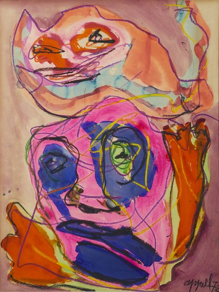 APPEL KAREL (1921 - 2006) : SENZA TITOLO, 1972  - Asta Asta 445 | ARTE MODERNA E CONTEMPORANEA - SELECTED Online - Associazione Nazionale - Case d'Asta italiane