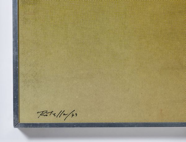 ROTELLA MIMMO (1918 - 2006) : HORIZONTALE JAUNE, 1973  - Asta Asta 445 | ARTE MODERNA E CONTEMPORANEA - SELECTED Online - Associazione Nazionale - Case d'Asta italiane