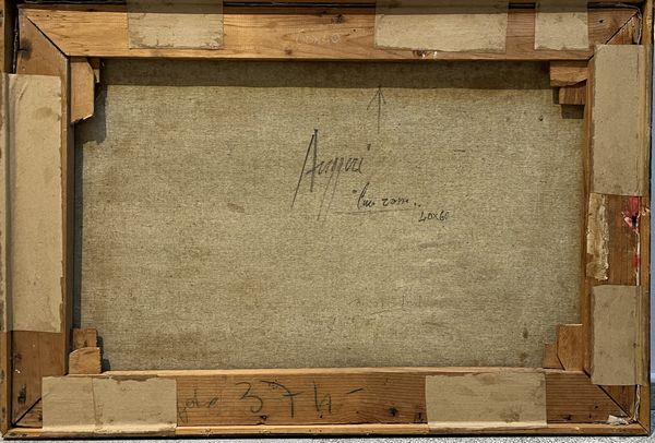 RUGGERI PIERO (1930 - 2009) : LUCI ROSSE, ANNI'60  - Asta Asta 445 | ARTE MODERNA E CONTEMPORANEA - SELECTED Online - Associazione Nazionale - Case d'Asta italiane