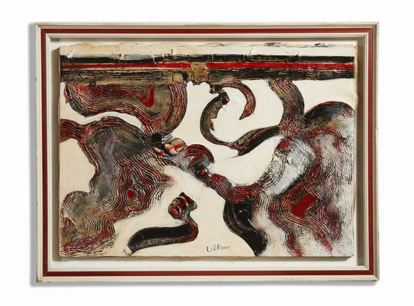 DEL PEZZO LUCIO (1933 - 2020) : PAESAGGIO, 1959  - Asta Asta 445 | ARTE MODERNA E CONTEMPORANEA - SELECTED Online - Associazione Nazionale - Case d'Asta italiane