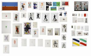 ARTISTI VARI - DISEGNI PREPARATORI PER GIOCO DELLE CARTE PIACENTINE CON LIBERA INTERPRETAZIONE DI 44 ARTISTI