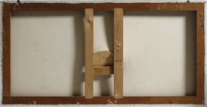 SIMETI TURI (n. 1929) : SENZA TITOLO (UN OVALE BIANCO), 1984  - Asta Asta 445 | ARTE MODERNA E CONTEMPORANEA - SELECTED Online - Associazione Nazionale - Case d'Asta italiane