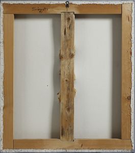 SIMETI TURI (n. 1929) : SENZA TITOLO (TRE OVALI GRIGI), 1991  - Asta Asta 445 | ARTE MODERNA E CONTEMPORANEA - SELECTED Online - Associazione Nazionale - Case d'Asta italiane