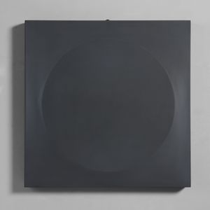 SIMETI TURI (n. 1929) - SENZA TITOLO (UN CERCHIO GRIGIO), 1989