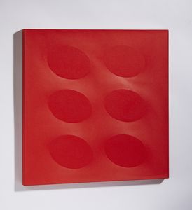 SIMETI TURI (n. 1929) : 6 OVALI ROSSI, 2007  - Asta Asta 445 | ARTE MODERNA E CONTEMPORANEA - SELECTED Online - Associazione Nazionale - Case d'Asta italiane
