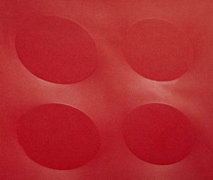 SIMETI TURI (n. 1929) : 6 OVALI ROSSI, 2007  - Asta Asta 445 | ARTE MODERNA E CONTEMPORANEA - SELECTED Online - Associazione Nazionale - Case d'Asta italiane