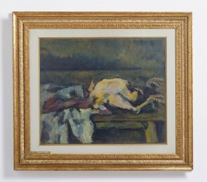 CANTATORE  DOMENICO (1906 - 1998) : CAPPONE, (1940)  - Asta Asta 445 | ARTE MODERNA E CONTEMPORANEA - SELECTED Online - Associazione Nazionale - Case d'Asta italiane