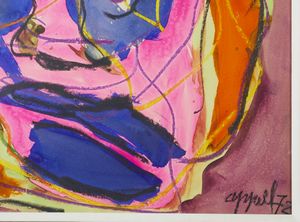 APPEL KAREL (1921 - 2006) : SENZA TITOLO, 1972  - Asta Asta 445 | ARTE MODERNA E CONTEMPORANEA - SELECTED Online - Associazione Nazionale - Case d'Asta italiane