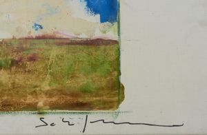 SCHIFANO MARIO (1934 - 1998) : PAESAGGIO,1973  - Asta Asta 445 | ARTE MODERNA E CONTEMPORANEA - SELECTED Online - Associazione Nazionale - Case d'Asta italiane