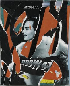 ROTELLA MIMMO (1918 - 2006) - TIM BURTON, 1989