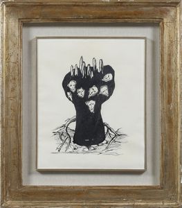 CUCCHI ENZO (n. 1949) - SENZA TITOLO, (1990)