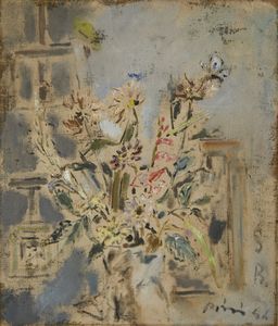 DE PISIS FILIPPO (1896 - 1956) - VASO DI FIORI,1944