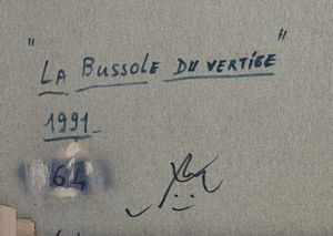MATTA ROBERTO SEBASTIAN ANTONIO (1911 - 2002) : LA BUSSOLE DE VERTIGE,1991  - Asta Asta 445 | ARTE MODERNA E CONTEMPORANEA - SELECTED Online - Associazione Nazionale - Case d'Asta italiane