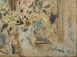 DE PISIS FILIPPO (1896 - 1956) : VASO DI FIORI,1944  - Asta Asta 445 | ARTE MODERNA E CONTEMPORANEA - SELECTED Online - Associazione Nazionale - Case d'Asta italiane