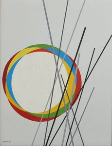 VERONESI LUIGI (1908 - 1998) - COSTRUZIONE SCIN  9, 1990