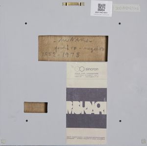 MUNARI BRUNO (1907 - 1998) : POSITIVO-NEGATIVO, 1952-1975  - Asta Asta 445 | ARTE MODERNA E CONTEMPORANEA - SELECTED Online - Associazione Nazionale - Case d'Asta italiane