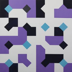 MUNARI BRUNO (1907 - 1998) - COLORI NELLA CURVA DI PEANO, 1985