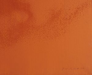 TURCATO GIULIO (1912 - 1995) : CANGIANTE ARANCIO, FINE ANNI '70  - Asta Asta 445 | ARTE MODERNA E CONTEMPORANEA - SELECTED Online - Associazione Nazionale - Case d'Asta italiane