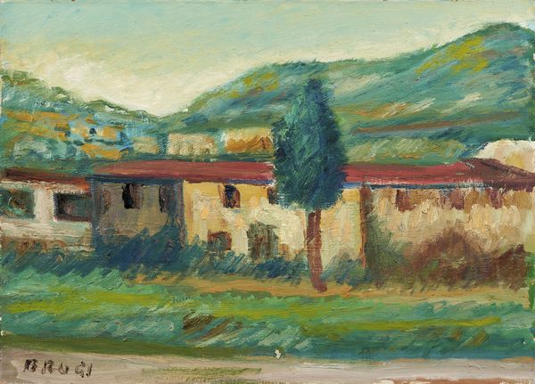 Gino Brogi : Paesaggio  - Asta PARADE V - Arte Contemporanea - Associazione Nazionale - Case d'Asta italiane