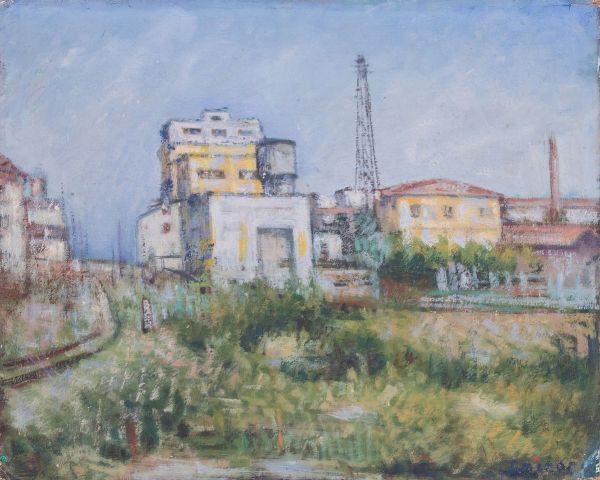 Gino Brogi : Il Serraglio  - Asta PARADE V - Arte Contemporanea - Associazione Nazionale - Case d'Asta italiane