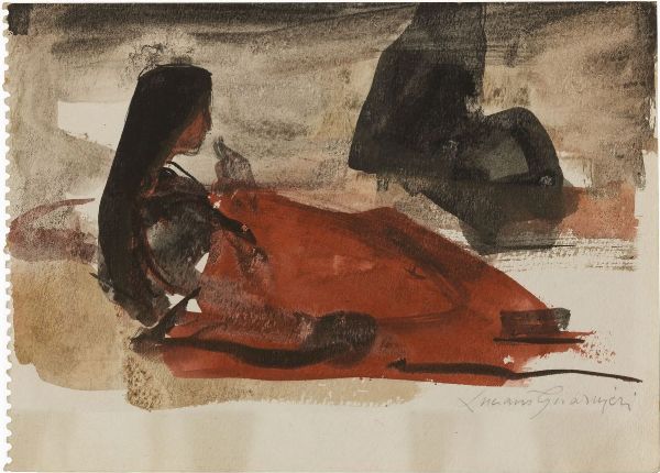 Luciano Guarnieri : Figure  - Asta PARADE V - Arte Contemporanea - Associazione Nazionale - Case d'Asta italiane