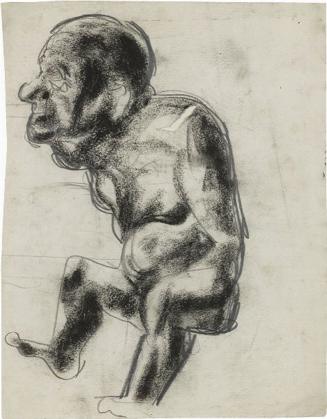 Mario Sironi : Figura  - Asta PARADE V - Arte Contemporanea - Associazione Nazionale - Case d'Asta italiane