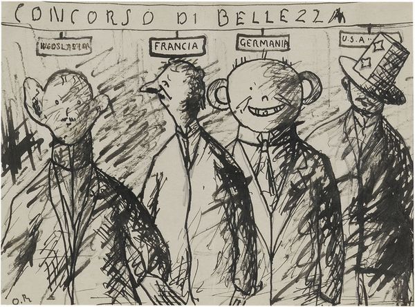 OTTONE ROSAI : Tre disegni per �Il Bargello�  - Asta PARADE V - Arte Contemporanea - Associazione Nazionale - Case d'Asta italiane