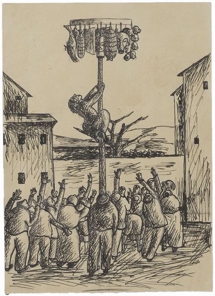 OTTONE ROSAI : Sei disegni per Il Bargello  - Asta PARADE V - Arte Contemporanea - Associazione Nazionale - Case d'Asta italiane