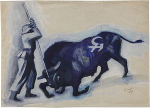 Primo Conti - Illustrazione per la rivista Il Bargello