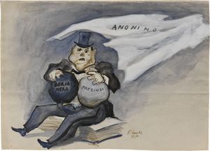 Primo Conti - Illustrazione per la rivista Il Bargello