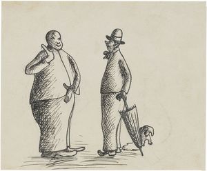 OTTONE ROSAI : Tre disegni per �Il Bargello�  - Asta PARADE V - Arte Contemporanea - Associazione Nazionale - Case d'Asta italiane