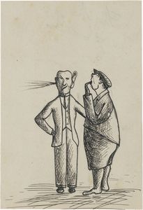 OTTONE ROSAI : Tre disegni per �Il Bargello�  - Asta PARADE V - Arte Contemporanea - Associazione Nazionale - Case d'Asta italiane