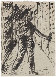 OTTONE ROSAI : Sei disegni per Il Bargello  - Asta PARADE V - Arte Contemporanea - Associazione Nazionale - Case d'Asta italiane